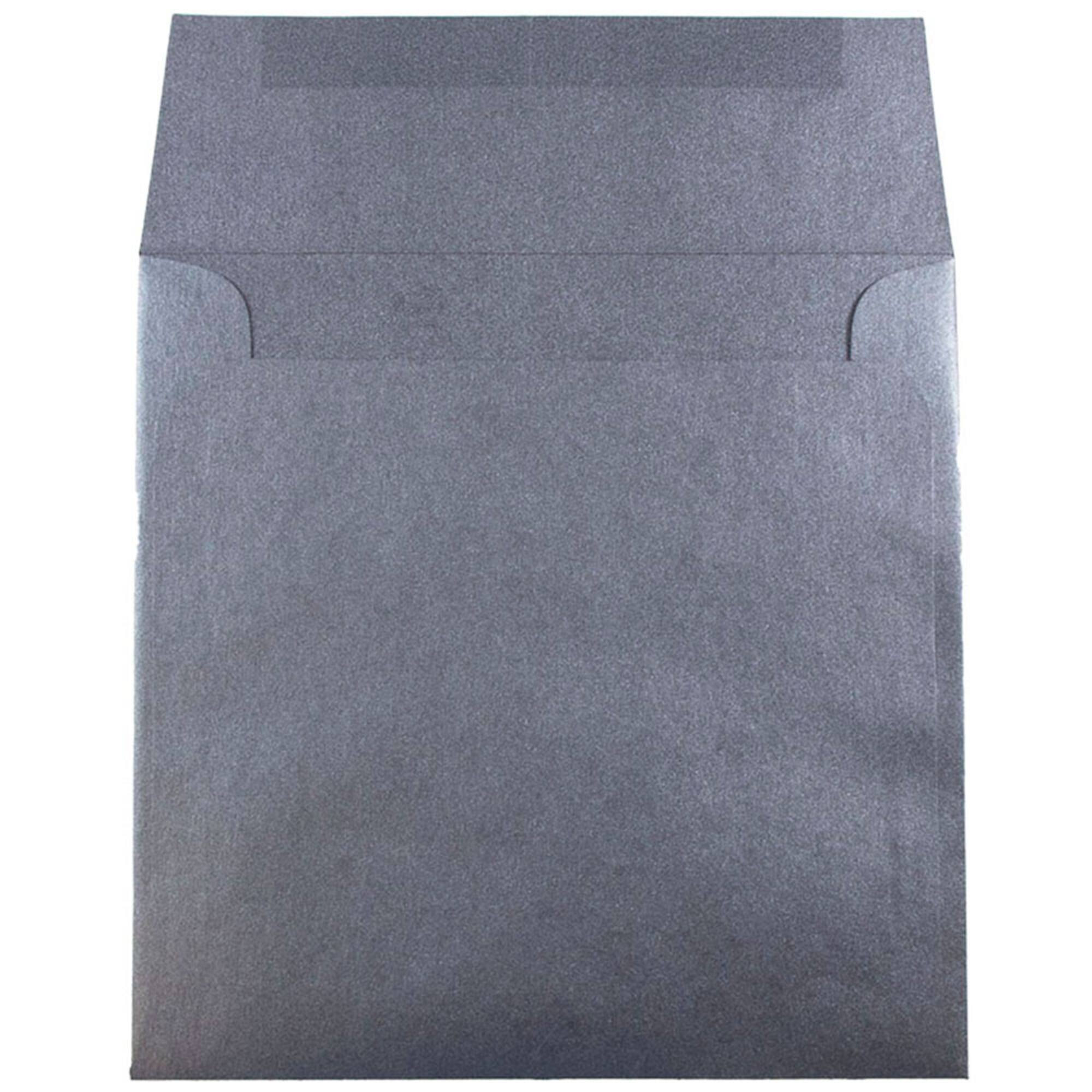 JAM Paper 6.5" x 6.5" Square Metallic Invitation Envelopes